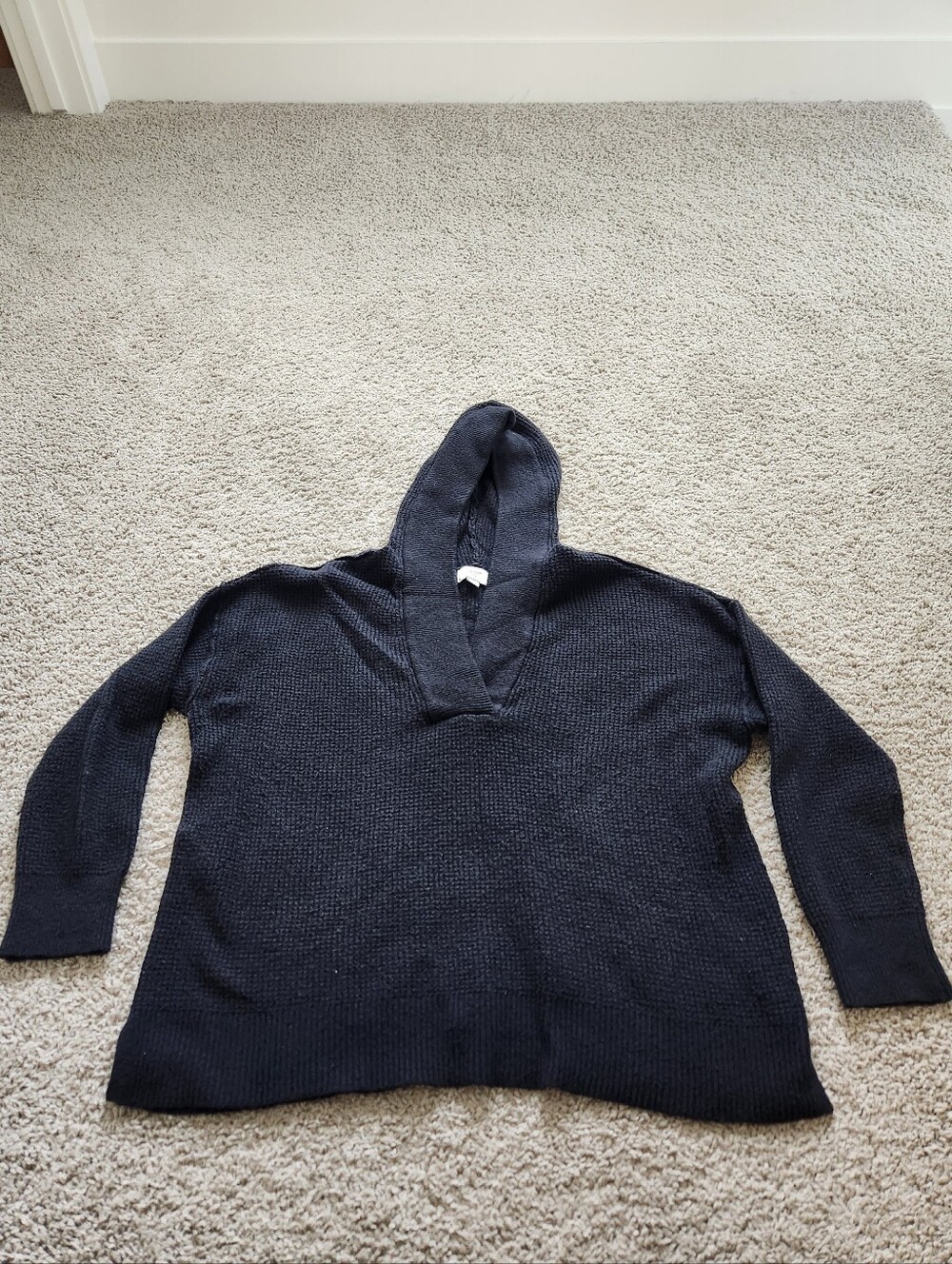 Aerie Cozyup Waffle Knit Hoodie Size Medium